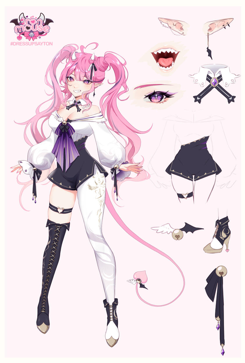 Ironmouse Outfit Design Ironmouse Outfit Design